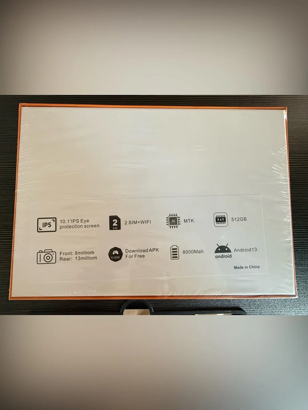 10.1 inch Android Tablet 512GB RAM